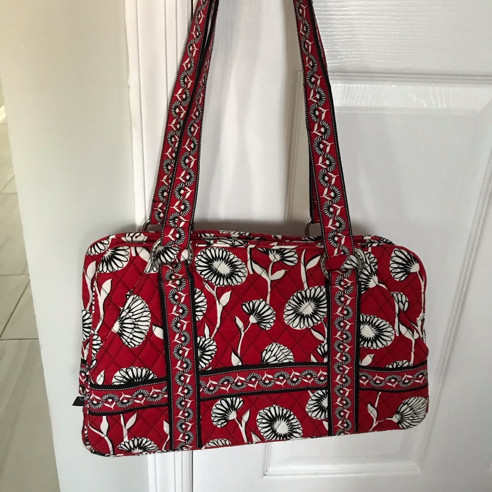 Beautiful Vera Bradley Red floral bag